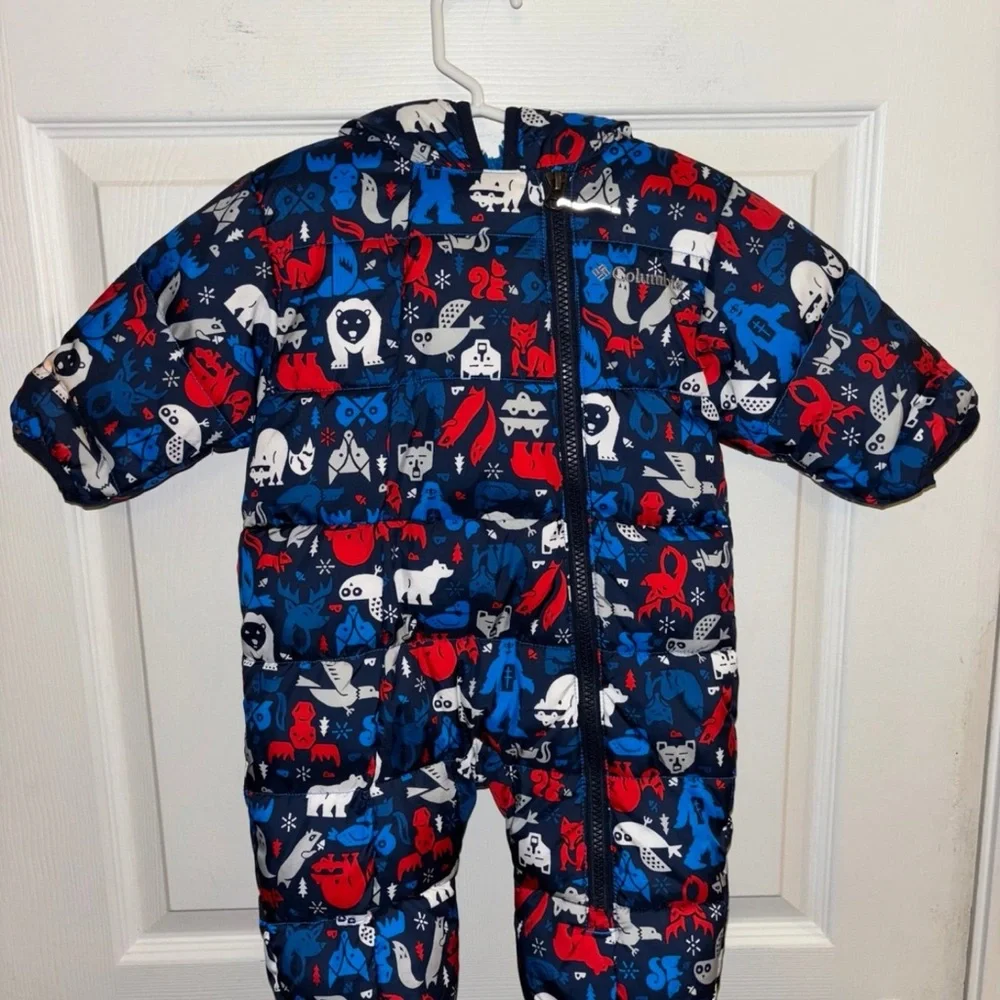 Columbia Infant Snowsuit with Animal Print